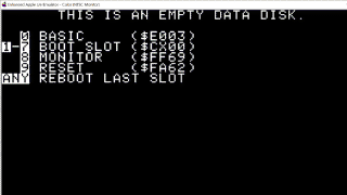 AppleWin Apple II Emulator Screenshot 1