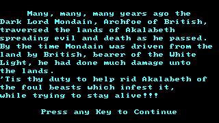 Akalabeth: World of Doom Screenshot 01
