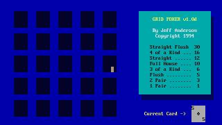 Grid Poker Screenshot 01