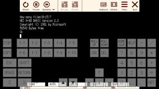 QUASI88 PC-88 Emulator Screenshot 1