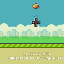 Flappy Bird GBA Screenshot 1