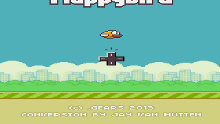 Flappy Bird GBA Screenshot 1