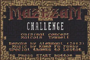 MazezaM Challenge GBA