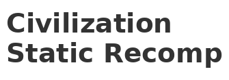 Civilization (SNES) Static Recomp