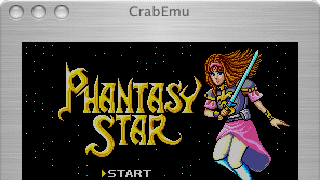 CrabEmu Multi-System SEGA Emulator Screenshot 1