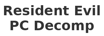 Resident Evil PC Decomp